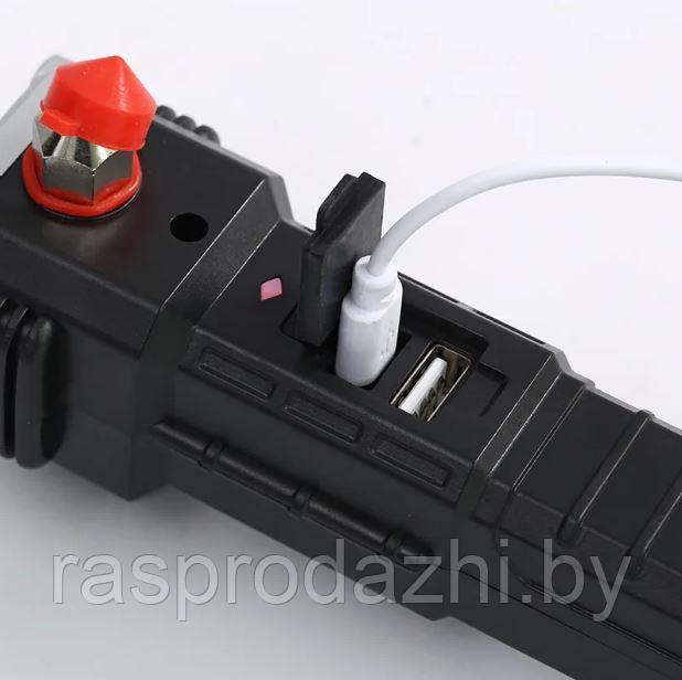 Фонарик спасательный аккумуляторный LED 3W TORCH - фото 5 - id-p220288789