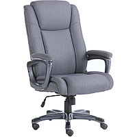 Кресло для руководителя BRABIX "Premium Solid HD-005", ткань, пластик, серый