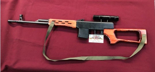 Снайперская винтовка Драгунова (СВД) с ремнем, деревянная - фото 1 - id-p220488697