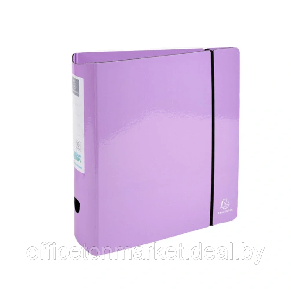 Папка-регистратор "Exacompta Aquarel", А4, 80 мм, ламинированный картон, фиолетовый - фото 1 - id-p220478748