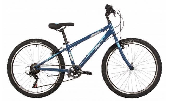 Подростковый велосипед для мальчика 24 дюйма скоростной горный NOVATRACK 24SHV.RACER.12DBL23 синий - фото 1 - id-p220531757