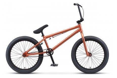 Трюковой велосипед bmx STELS Tyrant 20 дюймов коричневый подростковый для детей и взрослых подростков - фото 1 - id-p220531761