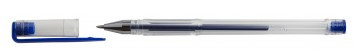 Ручка гелевая Buro Laconic корпус прозрачный, стержень синий