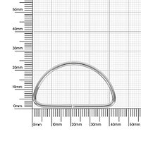 Полукольцо 40мм никель 2,1мм D