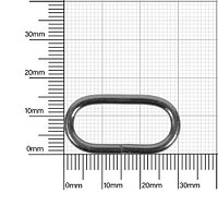 Кольцо овальное 25мм бл/ник 2,8мм D