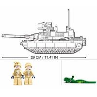 Конструктор Sluban Танк Brown M1A2 Abrams