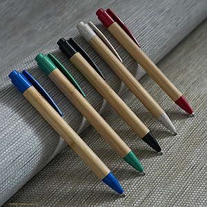 Ручка шариковая из бамбука N17