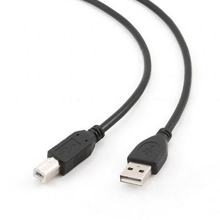Gembird CCF-USB2-AMBM-6 USB 2.0 кабель PRO для соед. 1.8м AM/BM позол.конт., фер.кол., пакет, фото 2