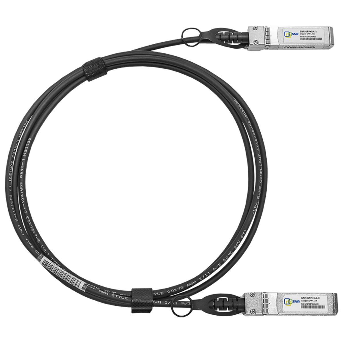 SNR Модуль SFP+ Direct Attached Cable (DAC), дальность до 1м - фото 1 - id-p215784360