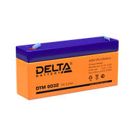 Аккумулятор Delta DTM 6032 (6V 3.2Ah) для UPS