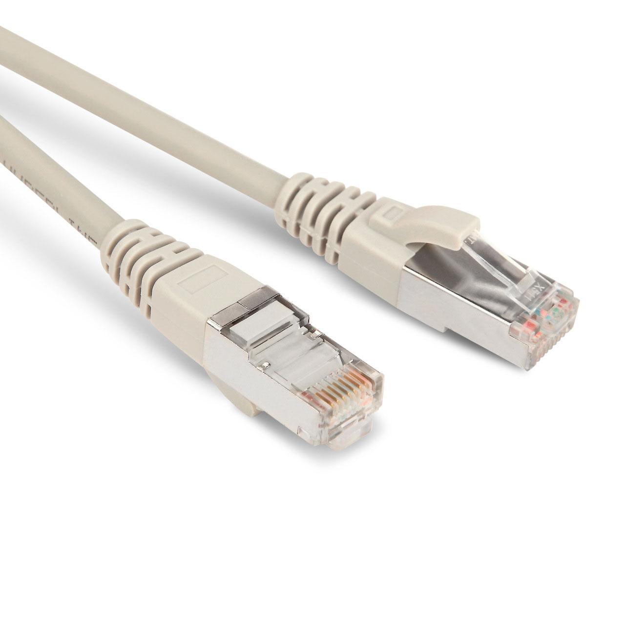 Hyperline PC-LPM-STP-RJ45-RJ45-C5e-2M-LSZH-GY Патч-корд F/­UTP, экранированный, Cat.5e, LSZH, 2 м, серый - фото 1 - id-p203909140