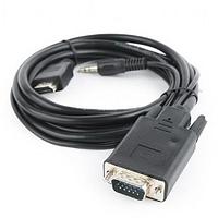 Cablexpert Кабель HDMI-VGA 19M/15M + 3.5Jack, 3м, черный, позол.разъемы, пакет (A-HDMI-VGA-03-10)