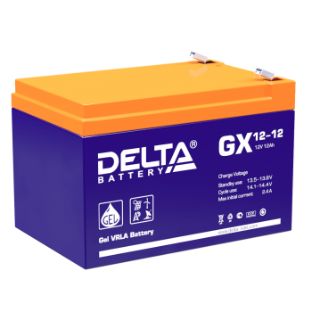 Аккумулятор Delta GX 12-12 (12V 12Ah) для UPS - фото 1 - id-p220533670