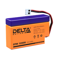 Аккумулятор Delta DTM 12008 (12V 0.8Ah) для слаботочных систем