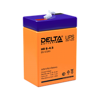 Аккумулятор Delta HR 6-4.5 (6V 4.5Ah) для UPS