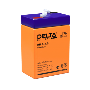 Аккумулятор Delta HR 6-4.5 (6V 4.5Ah) для UPS - фото 1 - id-p220533873