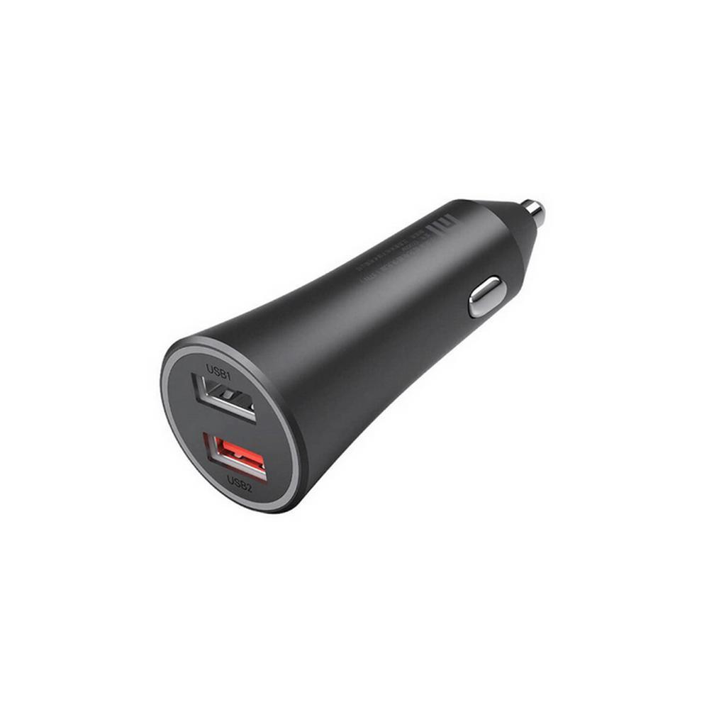 Xiaomi GDS4147GL Black Mi Car Charger Автомобильное зарядное уст-во USB (Вх. DC12-24V DC5/9/12V 37W 2xUSB 3A) - фото 1 - id-p212700405