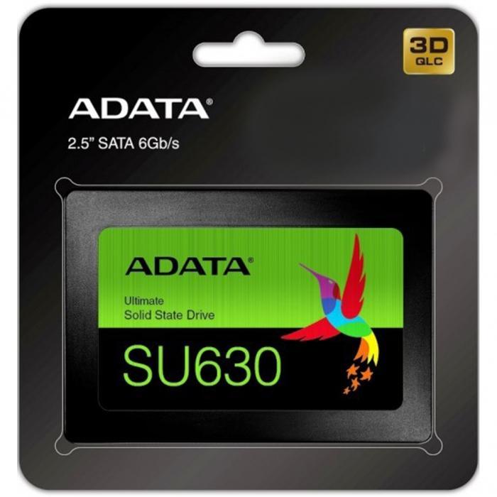 Накопитель SSD 960 Gb SATA 6Gb/s A-DATA Ultimate SU630 ASU630SS-960GQ-R 2.5" 3D QLC - фото 1 - id-p207847871