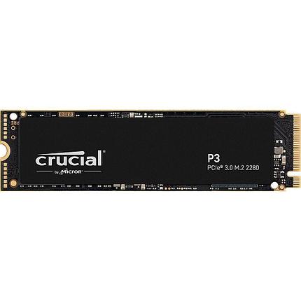 Твердотельный накопитель SSD M.2 2280 M PCI Express 3.0 x4 Crucial 500GB P3 (CT500P3SSD8) 3500/1900 Mbps, фото 2