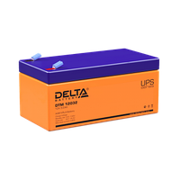 Аккумулятор для ИБП Delta. Battery Delta DTM 12032 voltage 12V, capacity 3.2Ah, 134x67x67mm