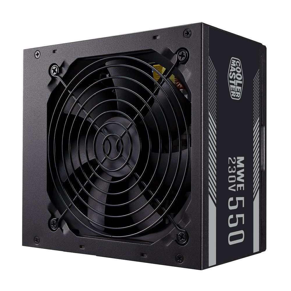 Блок питания 550 Ватт Cooler Master. Power Supply Cooler Master MWE White, 550W, ATX, 120mm, 6xSATA, - фото 1 - id-p212702083