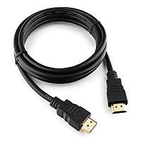 Кабель HDMI Cablexpert CC-HDMI4-5, 1.5м, v2.0, 19M/19M, черный, позол.разъемы, экран, пакет