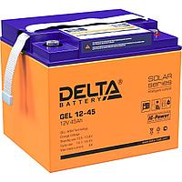 Аккумулятор для ИБП гелевый 12В/45Ач Delta GEL 12-45 срок службы 12 лет