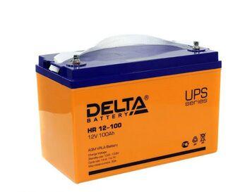 Аккумулятор для ИБП 12В/100Ач Delta HR 12-100 срок службы 12 лет - фото 1 - id-p220534179