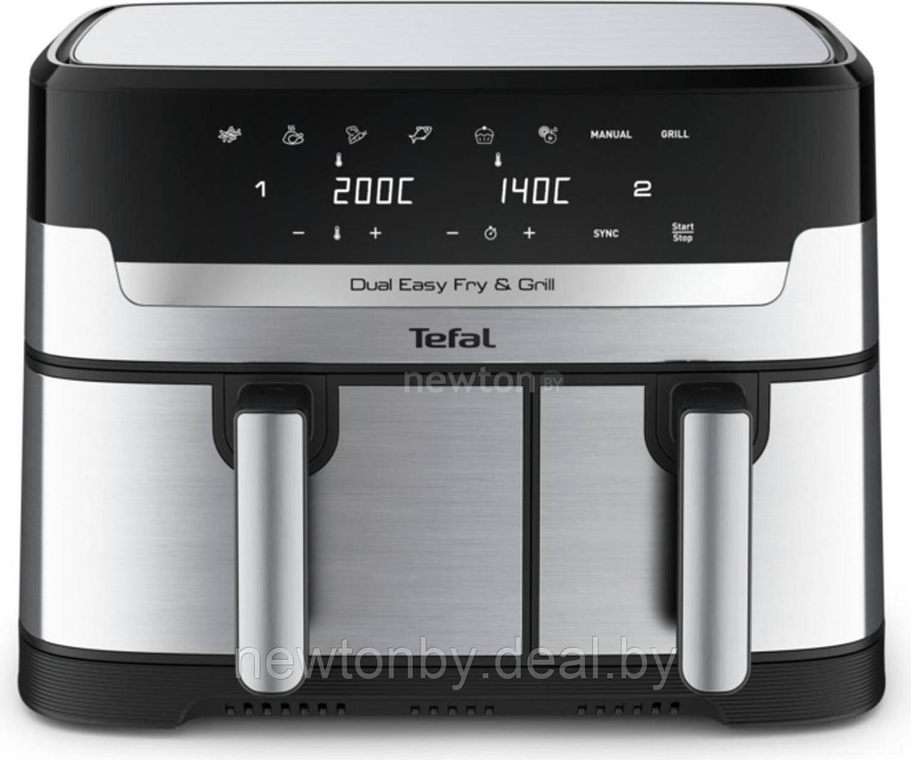 Аэрофритюрница Tefal Dual Easy Fry & Grill EY905D