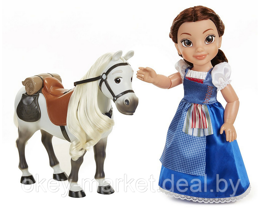 Игровой набор Jakks Pacific кукла Принцесса Белль и конь Филипп 54553 - фото 4 - id-p140282477