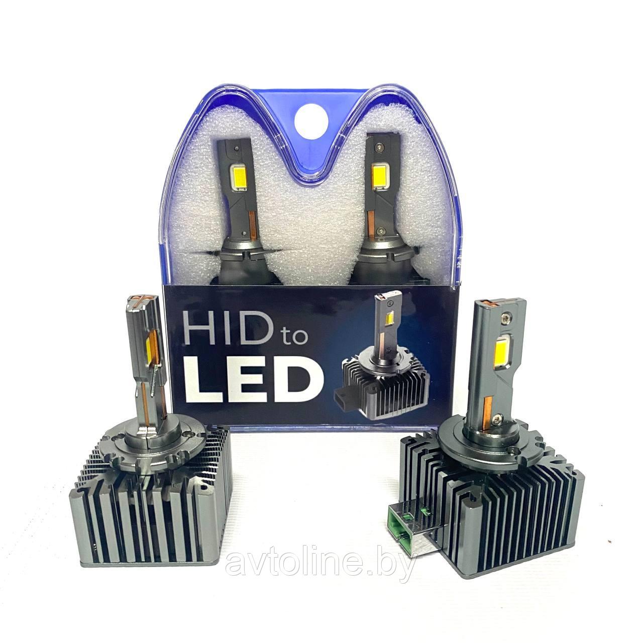 Лампы светодиодные D3 RUNOAUTO серия HIDtoLED 5500K с обманкой (комплект 2шт) 01050RA