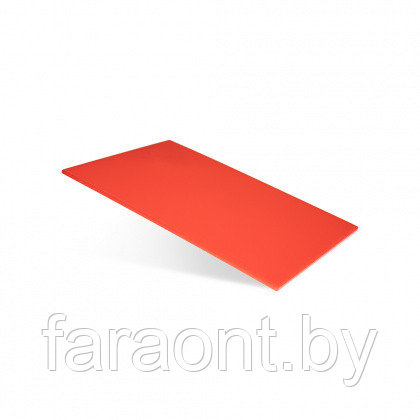 Доска разделочная 300х200х6 мм красная пластик - фото 1 - id-p220539518