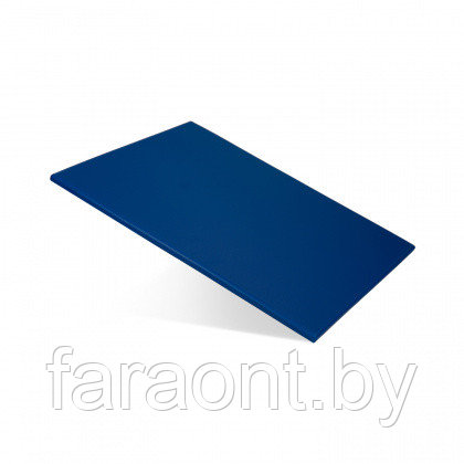 Доска разделочная 350х260х8 мм синяя пластик - фото 1 - id-p220539527