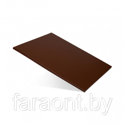 Доска разделочная 350х260х8 мм коричневый пластик - фото 1 - id-p220539531