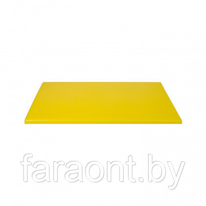 Доска разделочная 400х300х12 мм желтый пластик - фото 2 - id-p220539683