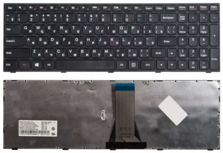 Клавиатура для ноутбука серий Lenovo IdeaPad B50-30, B50-45, B50-70