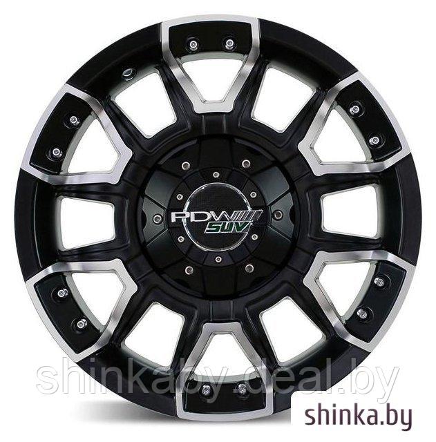 Литые диски PDW Blackout 16x7.5" 5x139.7мм DIA 108.2мм ET 32мм MTBS - фото 3 - id-p220539722