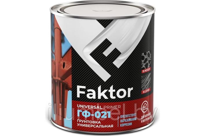 Грунтовка FAKTOR ГФ-021 красно-коричневая 1,9кг, фото 2