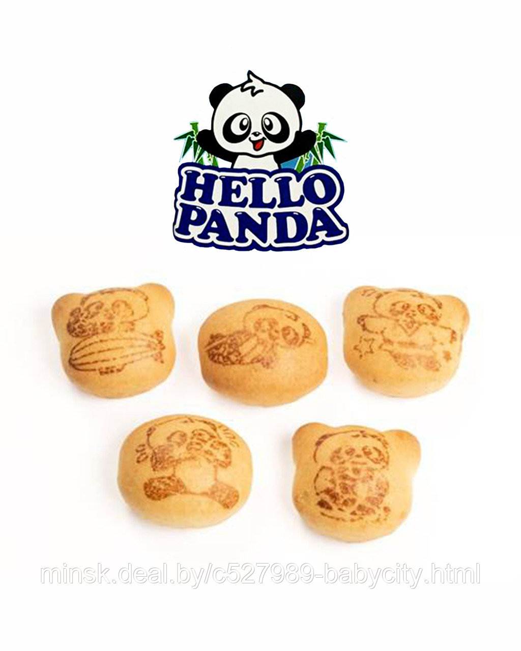 Печенье Meiji Hello Panda с ванильным кремом 45 гр - фото 2 - id-p220540221