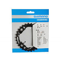 Звезда передняя Shimano для FC-M4000/M3000, 30T-AX. черная