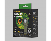 Фонарь с АКБ Armytek Wizard C2 Pro Magnet Olive (18650, 2500лм, 12 режимов, IP68) Оливковый