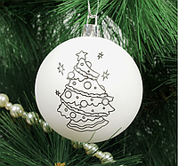 Новогодний подарок шар на елку под роспись