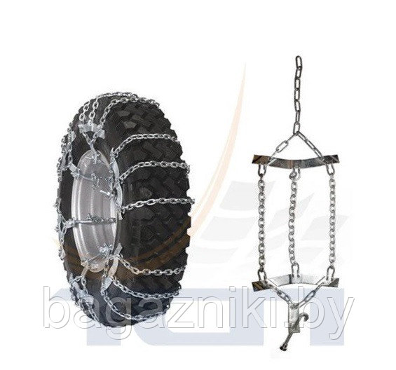 Цепи противоскольжения секторные (браслеты) (2 шт) для фуры Anti-Skid Chains R22,5