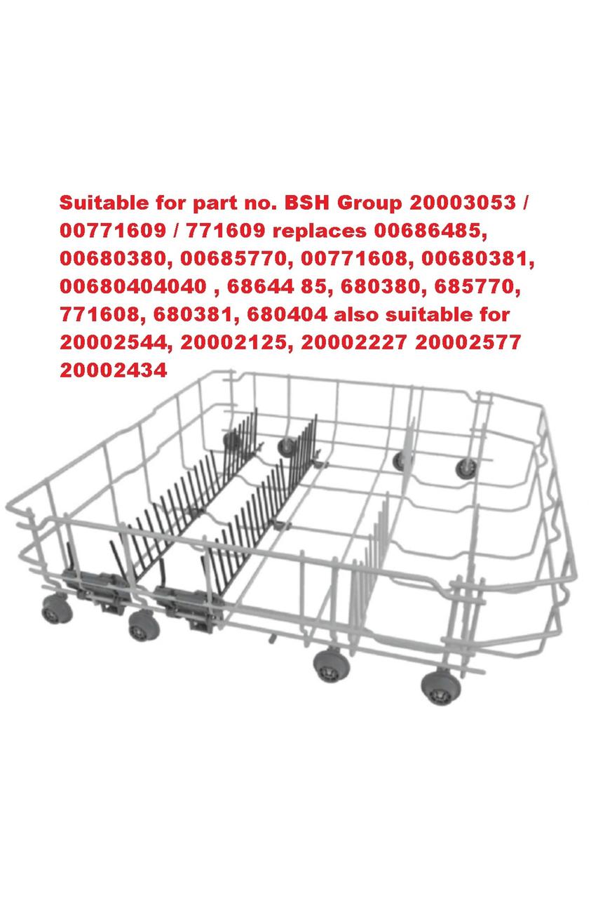 20002125 Нижняя корзина для посуды для посудомоечных машин Bosch, Siemens - фото 3 - id-p220559667