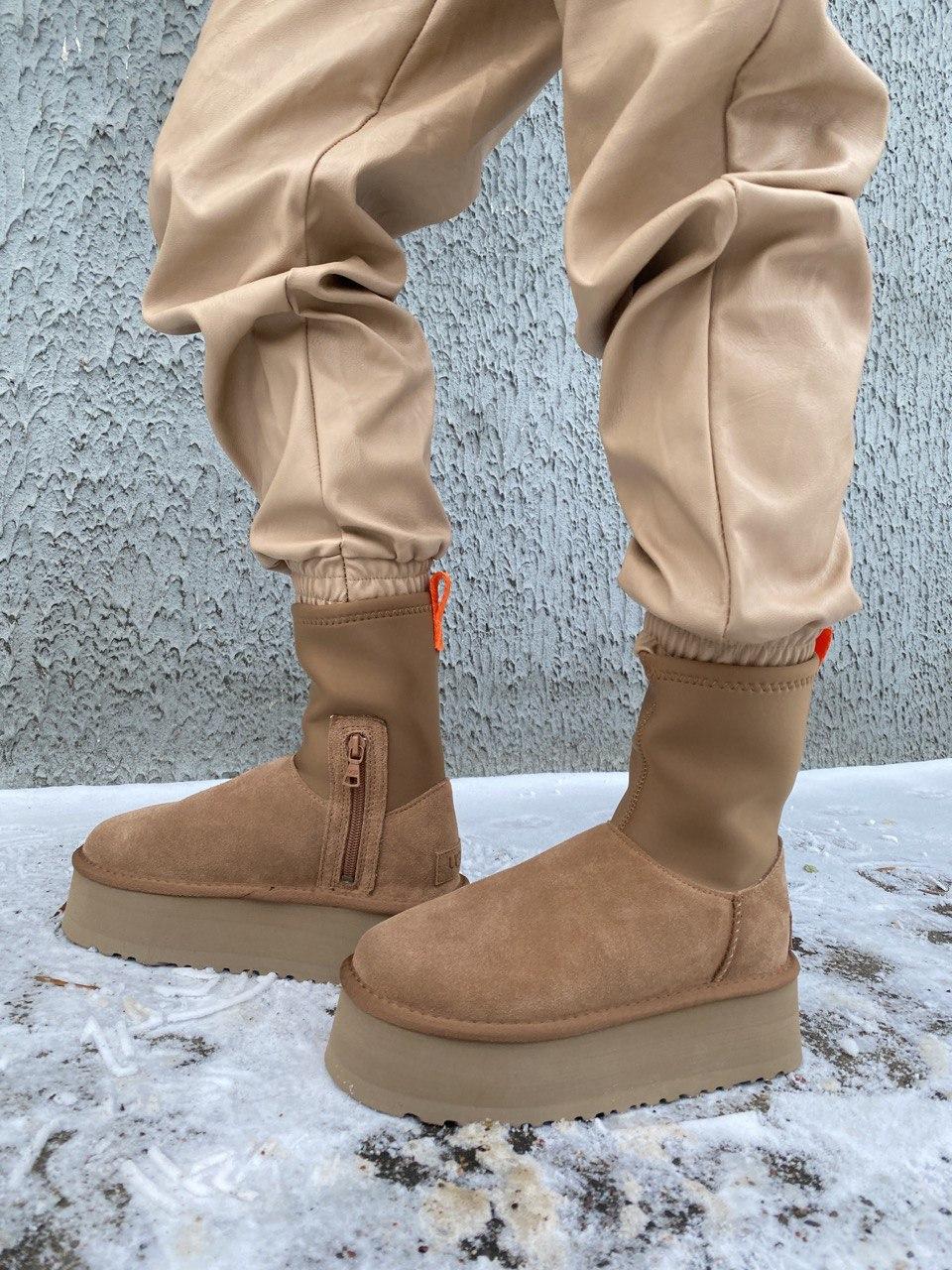 Женские мини угги UGG неопреновый носок 40 - фото 1 - id-p220565087