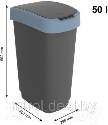 Контейнер для мусора Rotho Twist / 1754506161 - фото 8 - id-p220551666