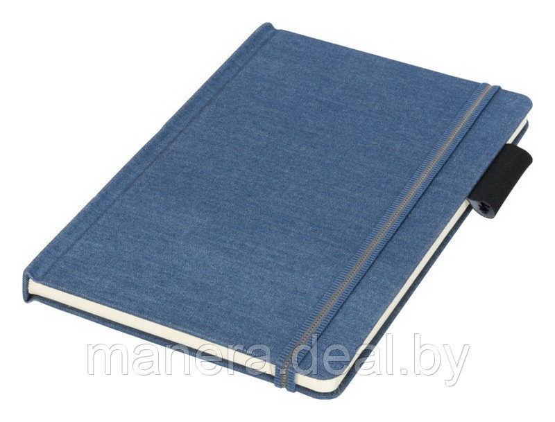 Блокнот формата A5 с обложкой из джинсовой ткани - фото 1 - id-p135204604