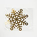 Елочное украшение «Снежинка», 9,4 х 9,4 см, фото 3