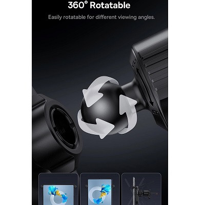 Автодержатель Baseus UltraControl Mega Series Folding Screen Phone Car Mount (C40465400111-00) - фото 8 - id-p220568269