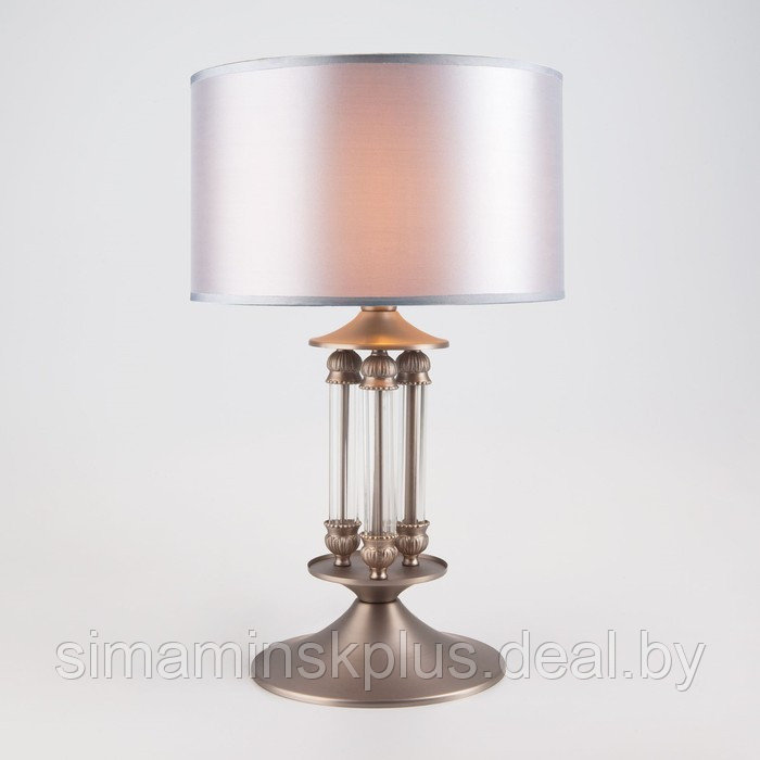 Настольная лампа Adagio 40Вт E14 никель, прозрачный - фото 1 - id-p220568801